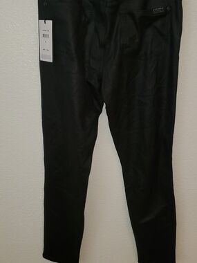NWT 7 For All Mankind Black "Mink" Skinny Jeans Size 30